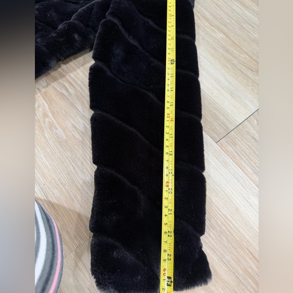 Cavalini Size LP Women Petite Faux Fur Jacket - Picture 13 of 15